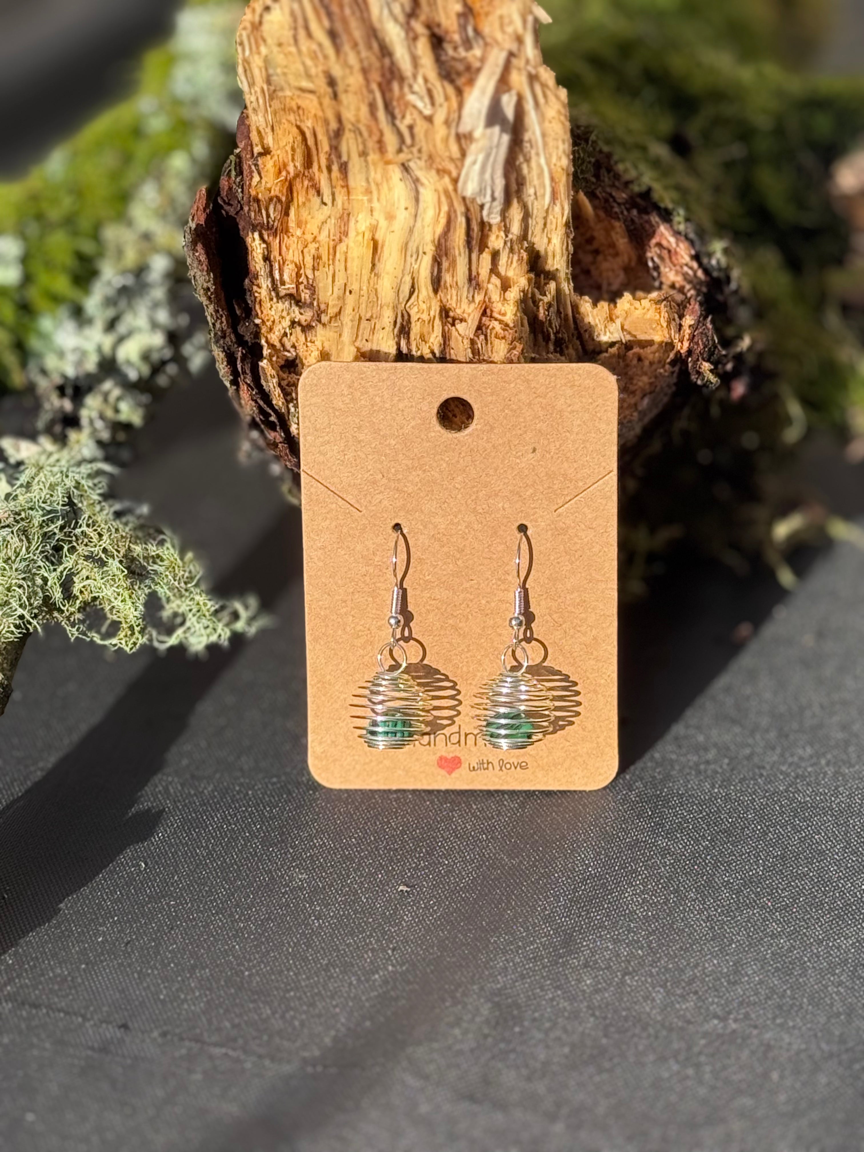 Spiral earrings